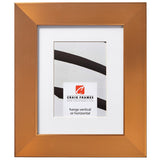 Bauhaus 200 2", Matted Stainless Brass Picture Frame