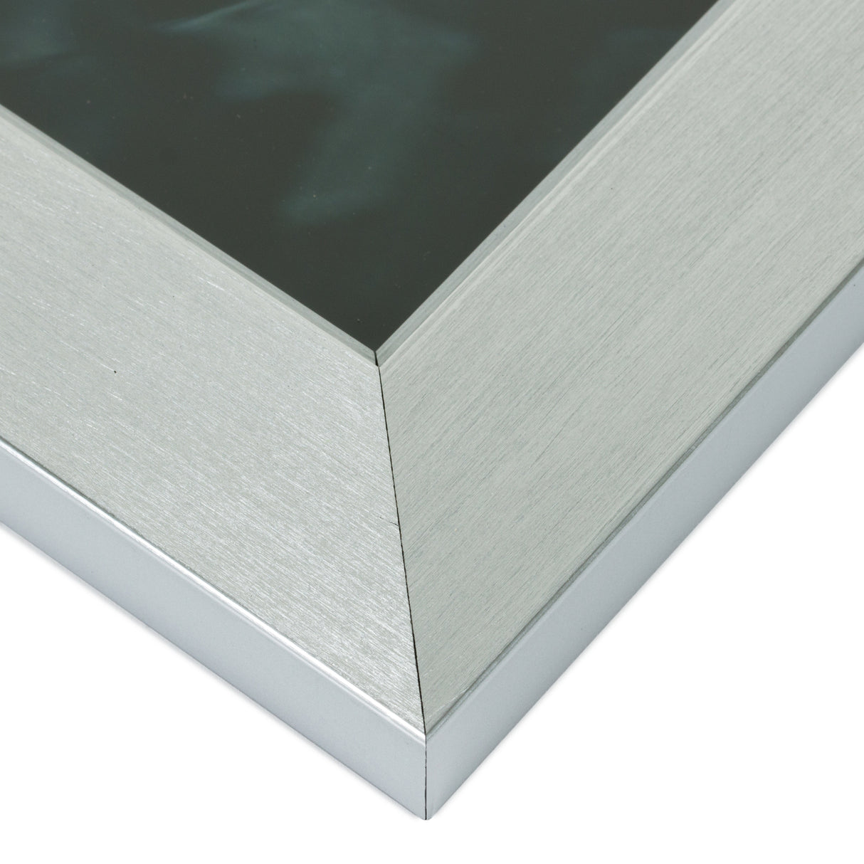 Silverado 1.625", Brushed Silver Picture Frame