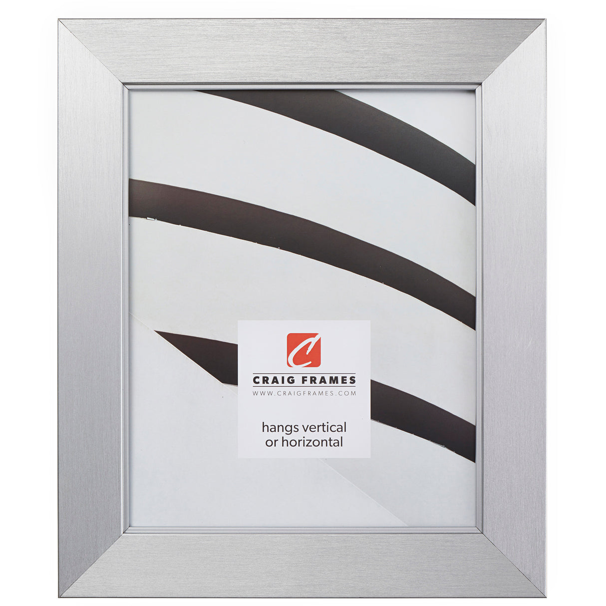 Silverado 1.625", Brushed Silver Picture Frame
