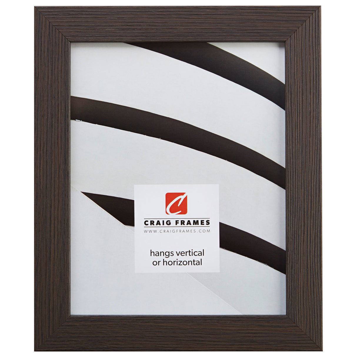 Bauhaus 125 1.25", Textured Gray Oak Picture Frame