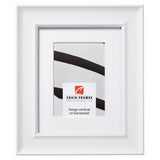 Revival 2", White Faux Oak Matted Picture Frame