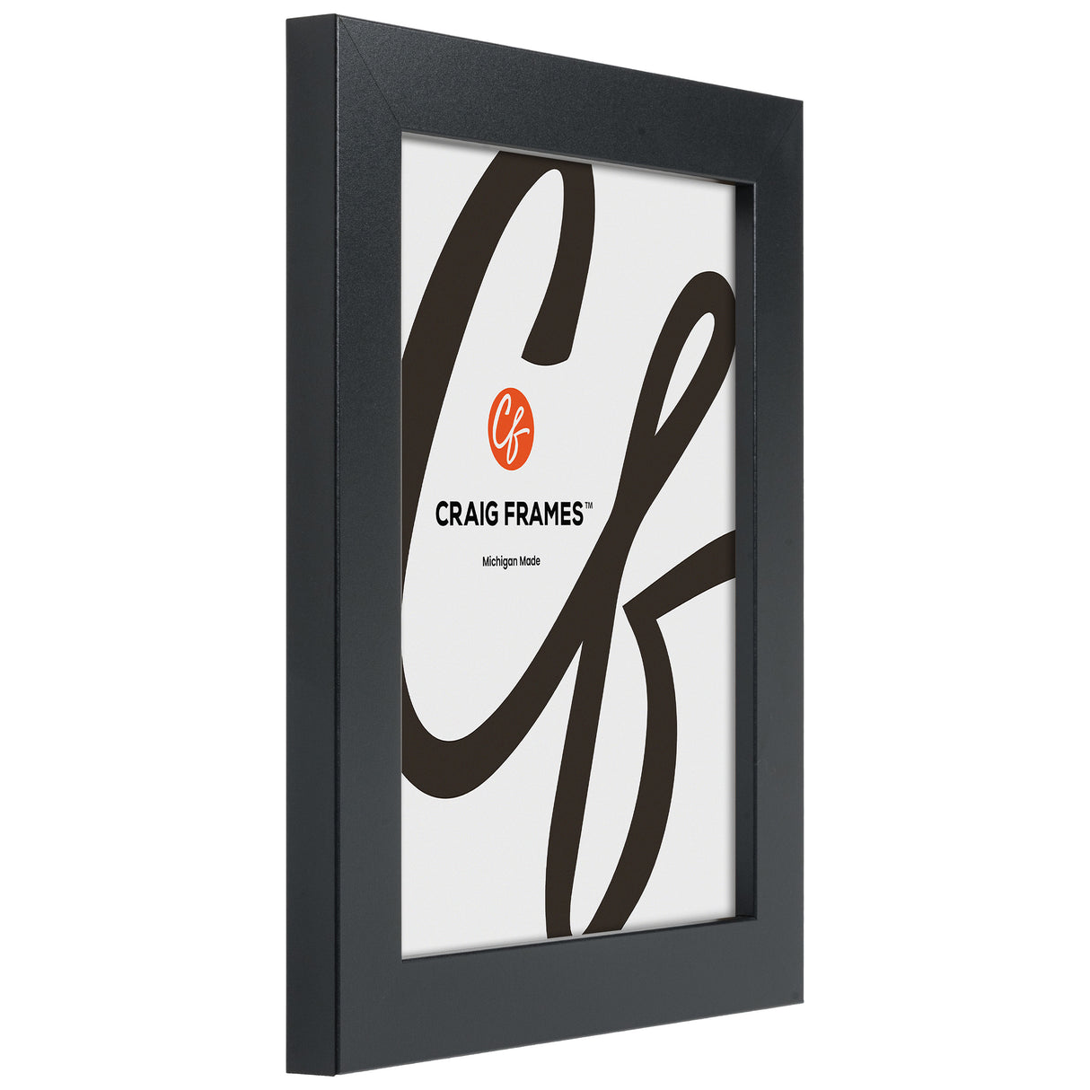 Bauhaus 125 1.25", Mystic Satin Black Picture Frame Set: 2 or 4 Piece Set