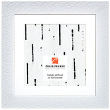 Glimmer 2.375", White Matted Picture Frame