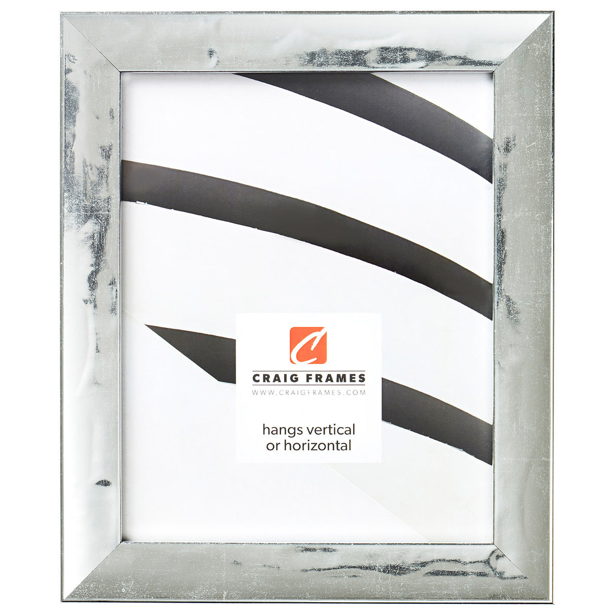 Allure 1.25", French Silver Picture Frame
