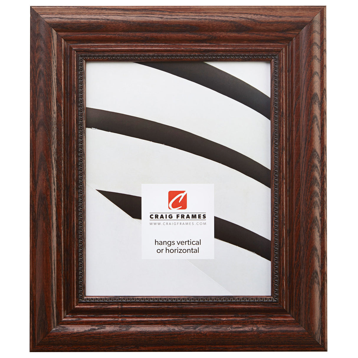 Colonial Ornate 2.25", Walnut Brown Picture Frame