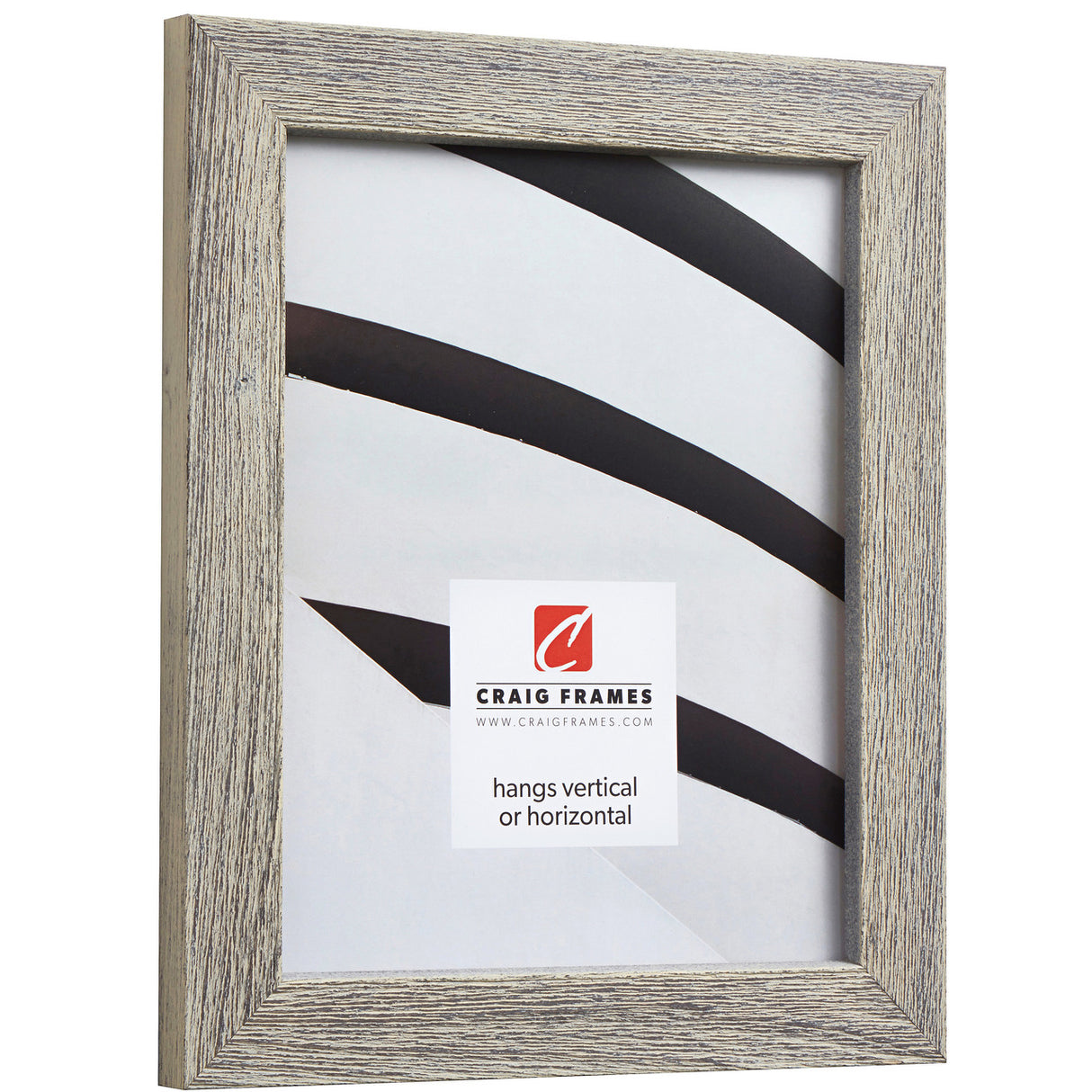 Gesso 1.25", Alabaster Wooden Picture Frame