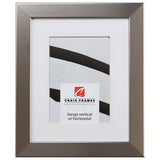 Bauhaus 125 1.25", Matted Stainless Silver Picture Frame