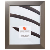 Bauhaus 125 1.25", Stainless Silver Picture Frame