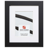 Bauhaus 125 1.25", Matted Black Satin Mica Picture Frame