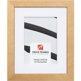 Essentials 1", Modern Distressed Gold Matted Picture Frame