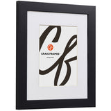 Essentials 1", Matted Modern Black Picture Frame