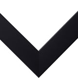 Essentials 1", Matted Modern Black Picture Frame - 4 Piece Set