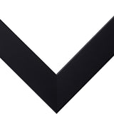 Essentials 1", Matted Modern Black Picture Frame
