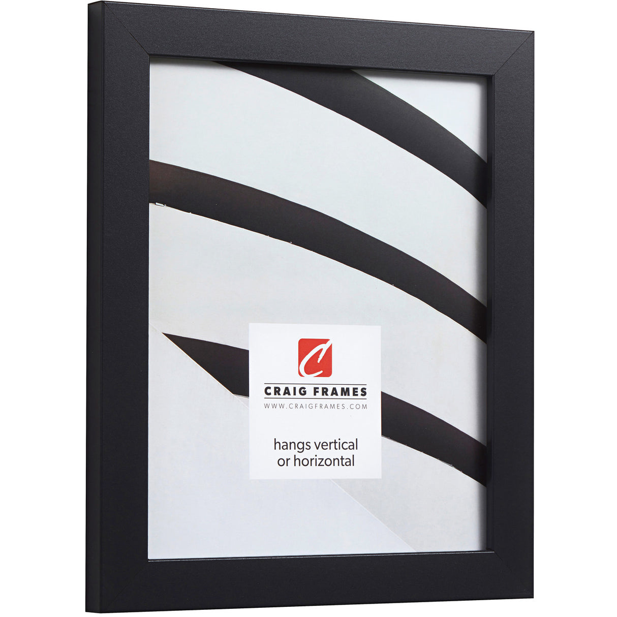 Essentials 1", Modern Black Picture Frame