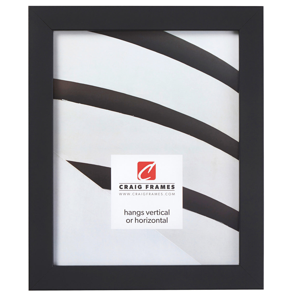Essentials 1", Modern Black Picture Frame