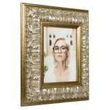 Barroco 3.125", Antique Silver Picture Frame