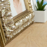 Barroco 3.125", Antique Silver Picture Frame