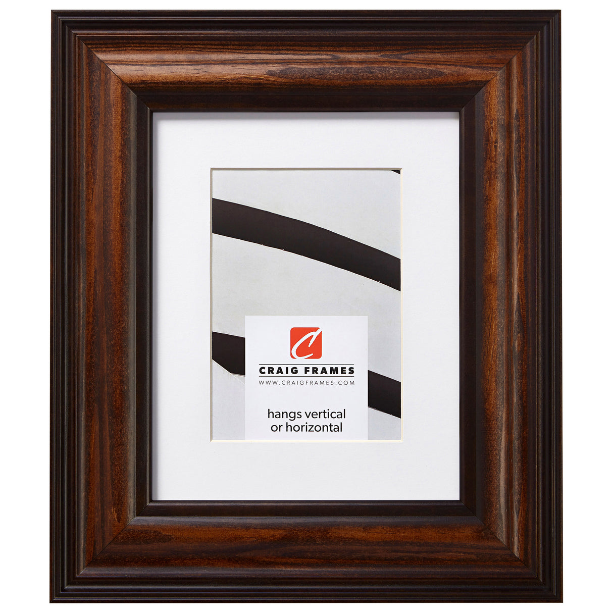 Potomac 2.5", Matted American Walnut Picture Frame