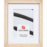 Farmhouse Essentials Tall .75", Nordic Oak Natural Matted Picture Frame