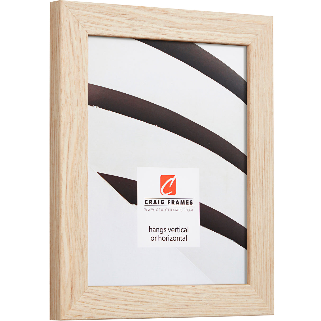 Farmhouse Essentials 1.25", Nordic Oak Natural Matted Picture Frame