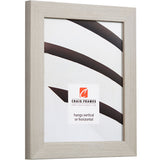 Farmhouse Essentials 1.25", Light Gray Matted Picture Frame