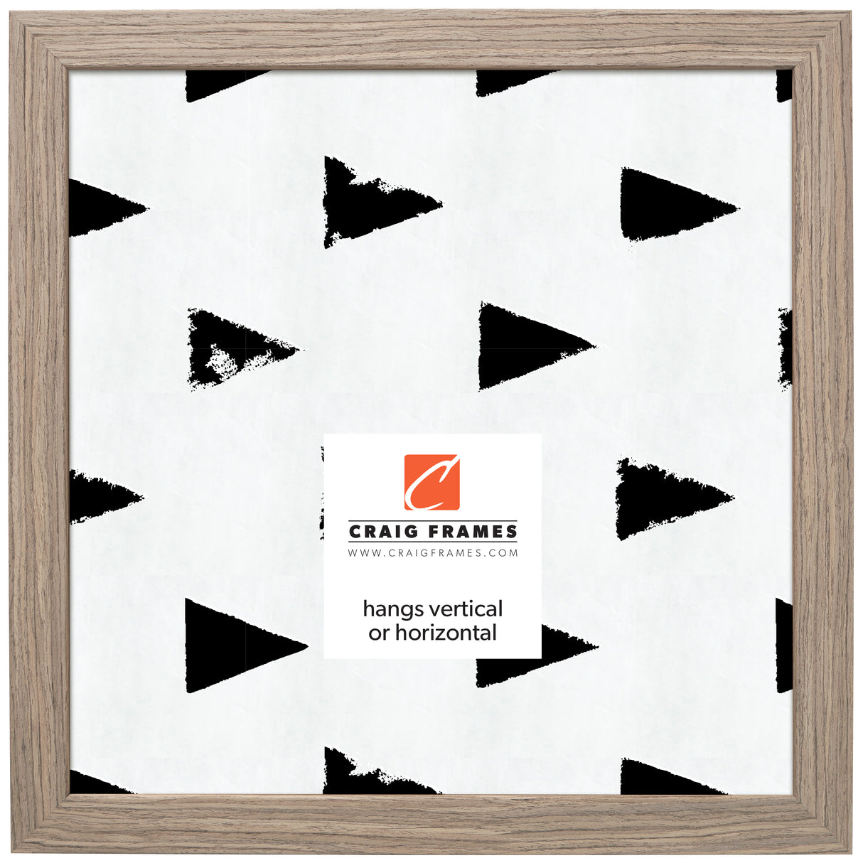 Farmhouse Essentials 1.25", Light Walnut Brown Picture Frame