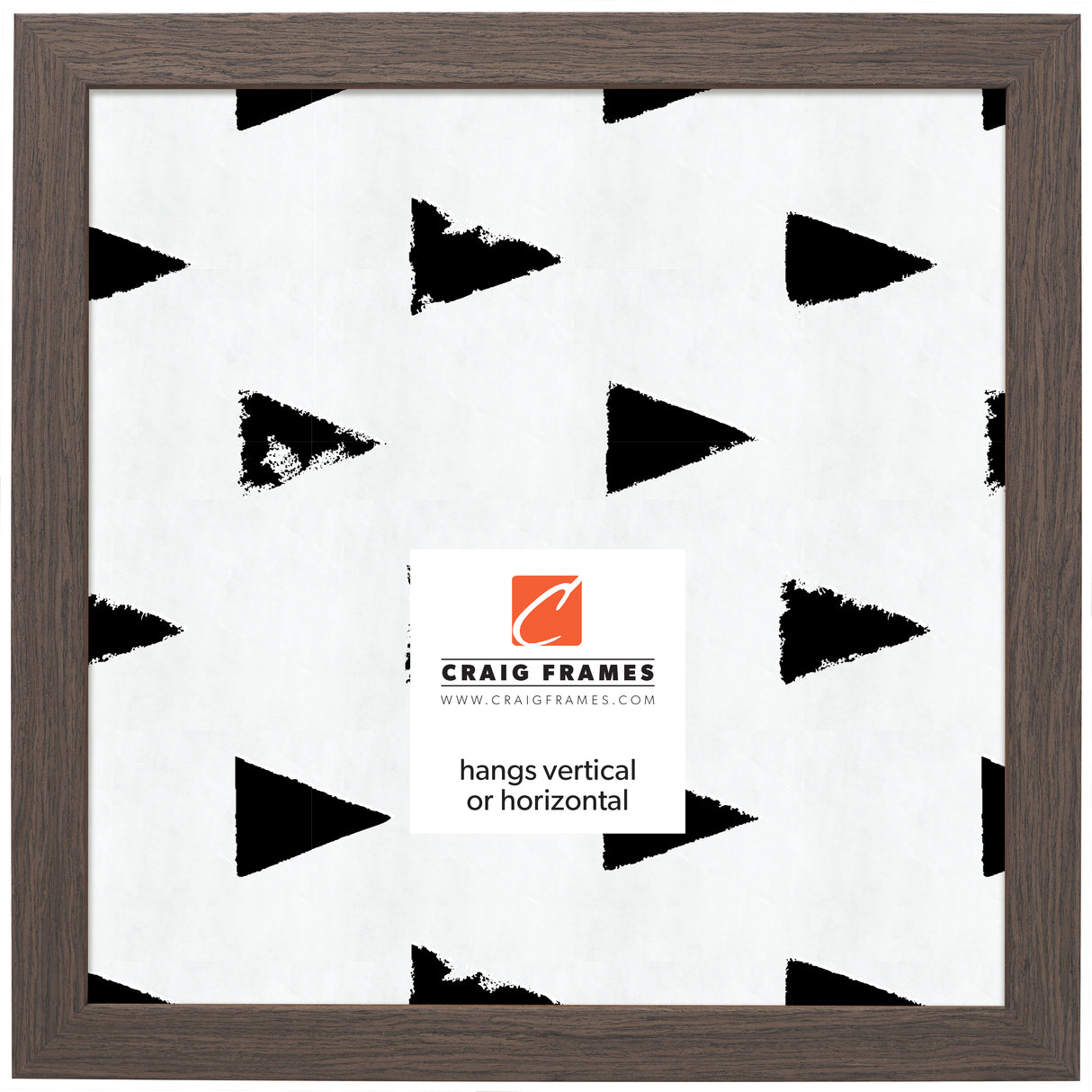 Farmhouse Essentials 1.25", Mocha Brown Picture Frame
