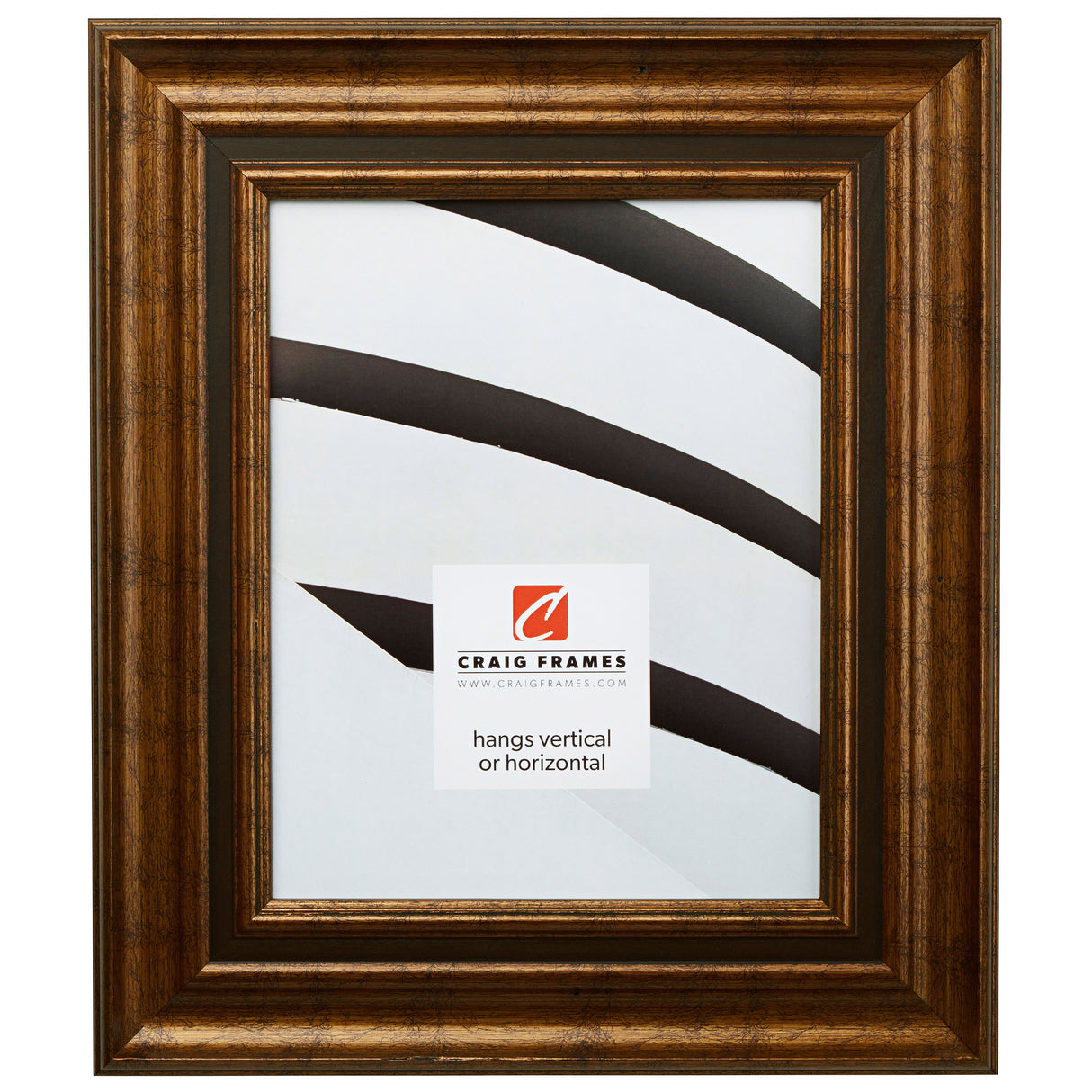 Appennine 2.5", Roman Gold Picture Frame