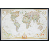 Executive World Push Pin Map – Contemporary Black