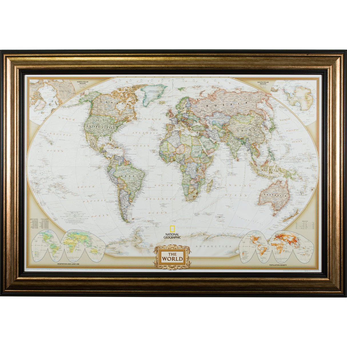 Executive World Push Pin Map – Sonora Canyon Copper