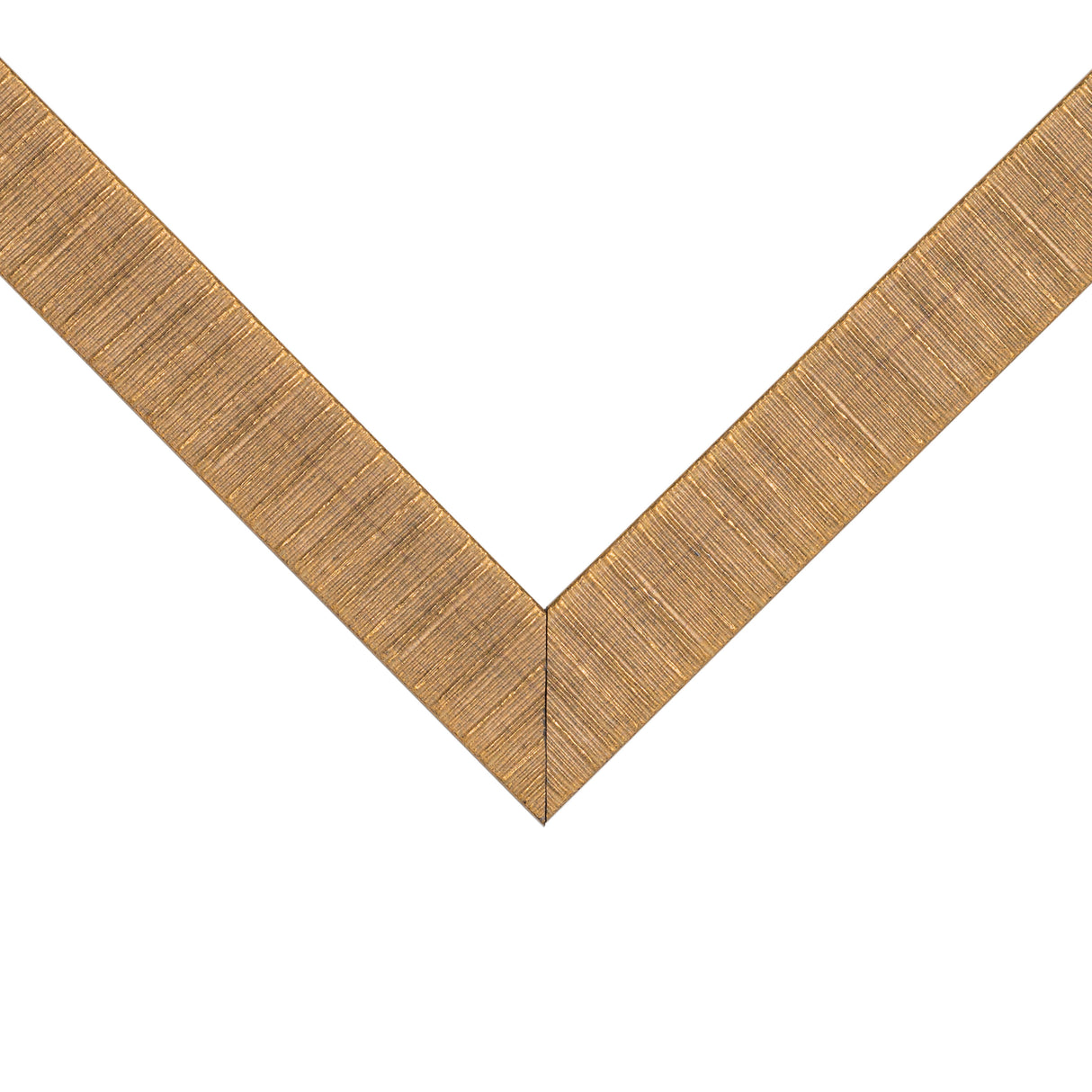 Linear 1", Aged Gold Picture Frame