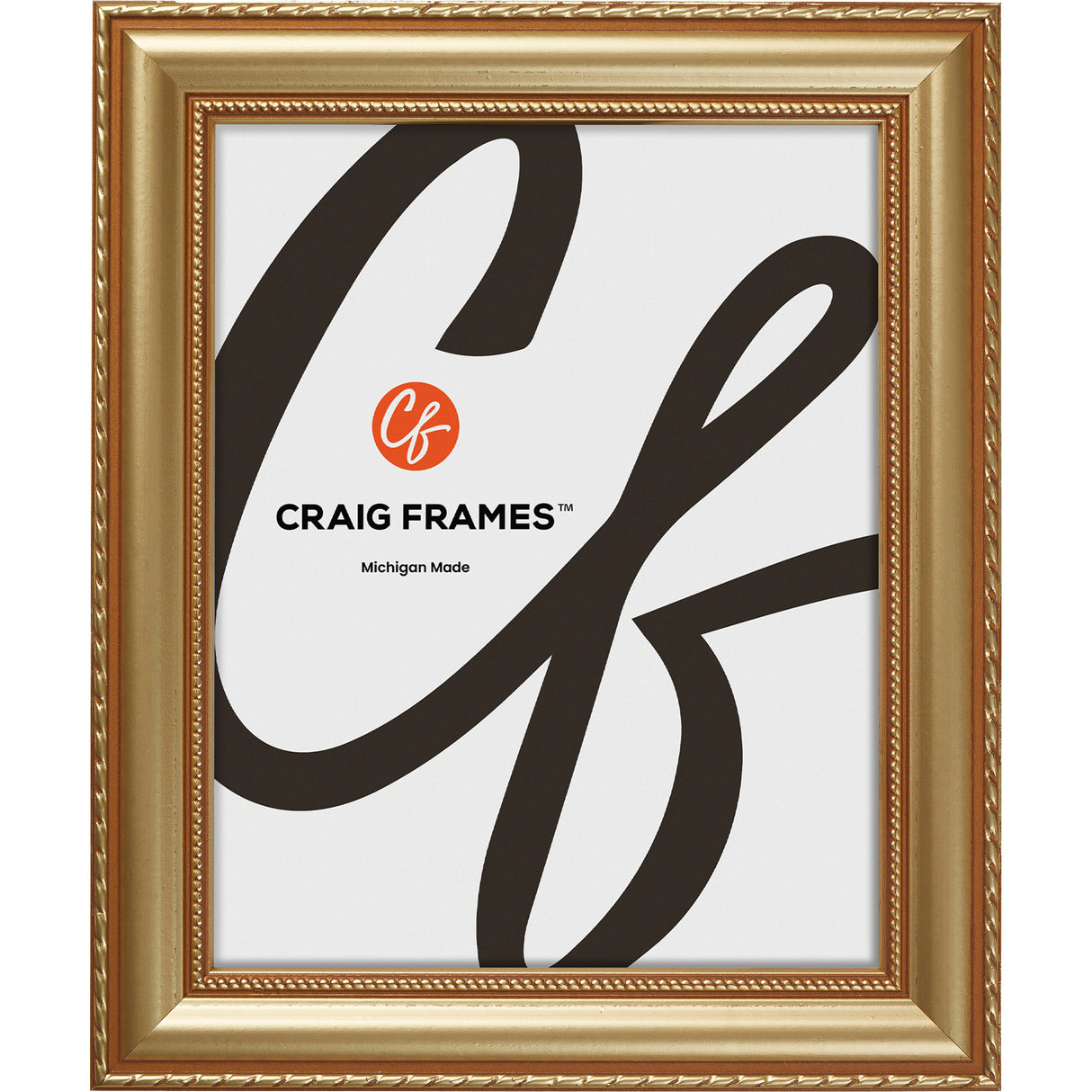 Victoria 1.375", Ornate Gold Picture Frame - 4 Piece Set
