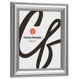 Victoria 1.375", Ornate Silver Picture Frame - 2 Piece Set