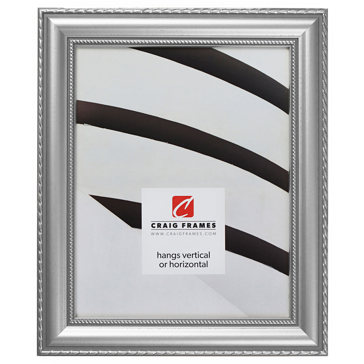 Victoria 1.375", Ornate Silver Picture Frame