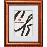 Victoria 1.375", Matted Ornate Copper Picture Frame - 4 Piece Set