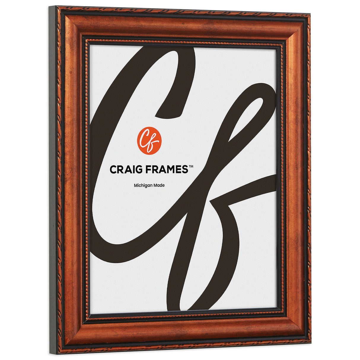 Victoria 1.375", Ornate Copper Picture Frame - 2 Piece Set