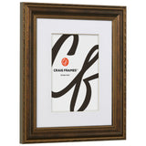 Victoria 1.375", Matted Ornate Bronze Picture Frame - 4 Piece Set