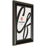 Victoria 1.375", Ornate Black and Gold Picture Frame - 2 Piece Set
