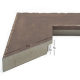Starlight 2.5", Matted Pewter Gray Picture Frame