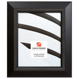 Contemporary Rope 2", Satin Black Picture Frame