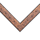 Rivet 1.25", Matted Rust Picture Frame