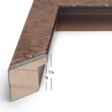 Rivet 1.25", Tarnished Bronze Picture Frame