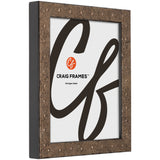 Rivet 1.25", Matted Pitted Steel Picture Frame