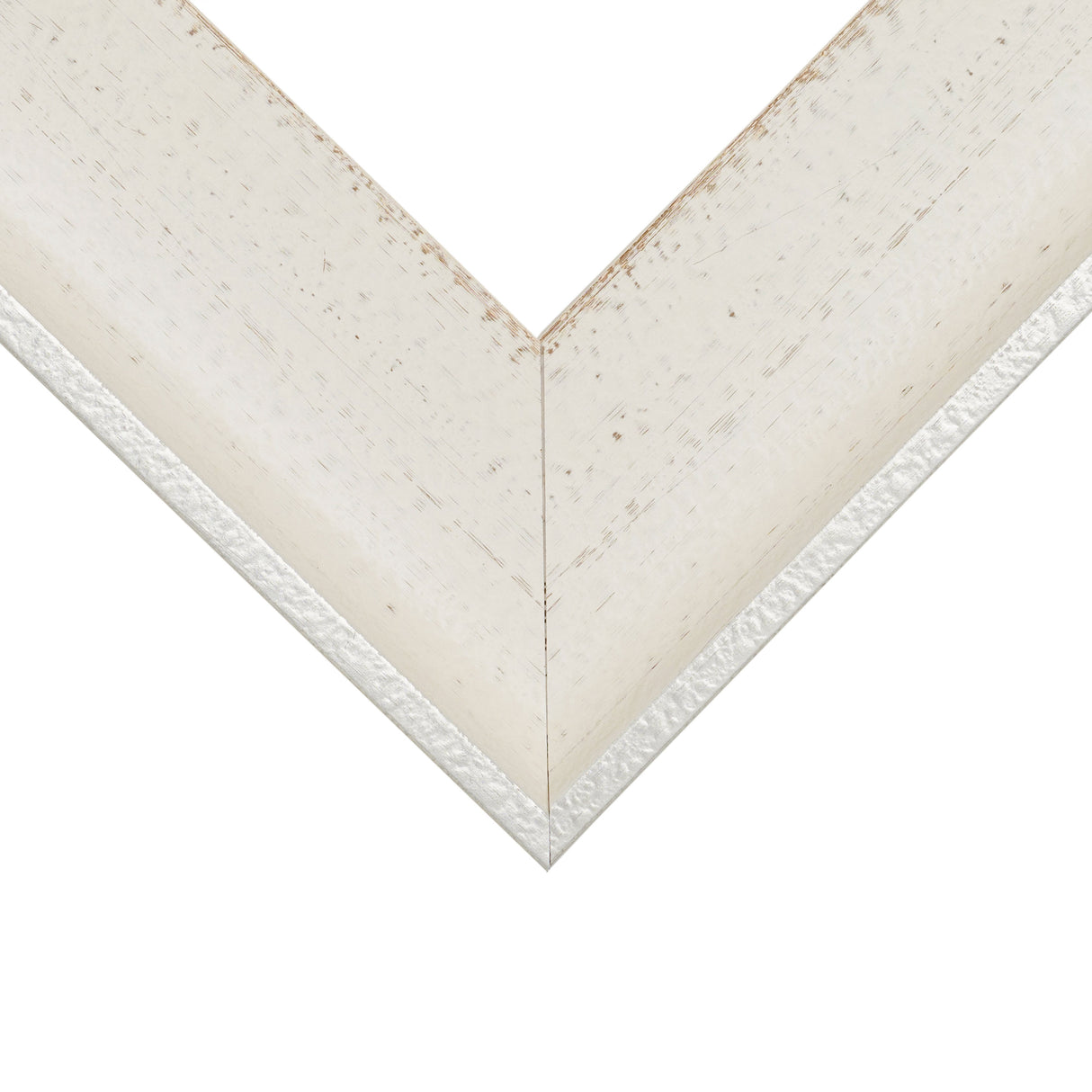 Cairo 2.375", Matted Radiant White Picture Frame