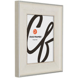 Cairo 2.375", Matted Radiant White Picture Frame