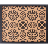 Decorative Floral Cork Bulletin – Essentials Satin Black