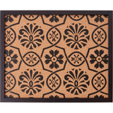 Decorative Floral Cork Bulletin – Essentials Brazilian Walnut