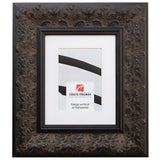 Borromini 3.5", Matted Black Walnut Picture Frame