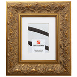 Borromini 3.5", Matted Gold & Bronze Picture Frame