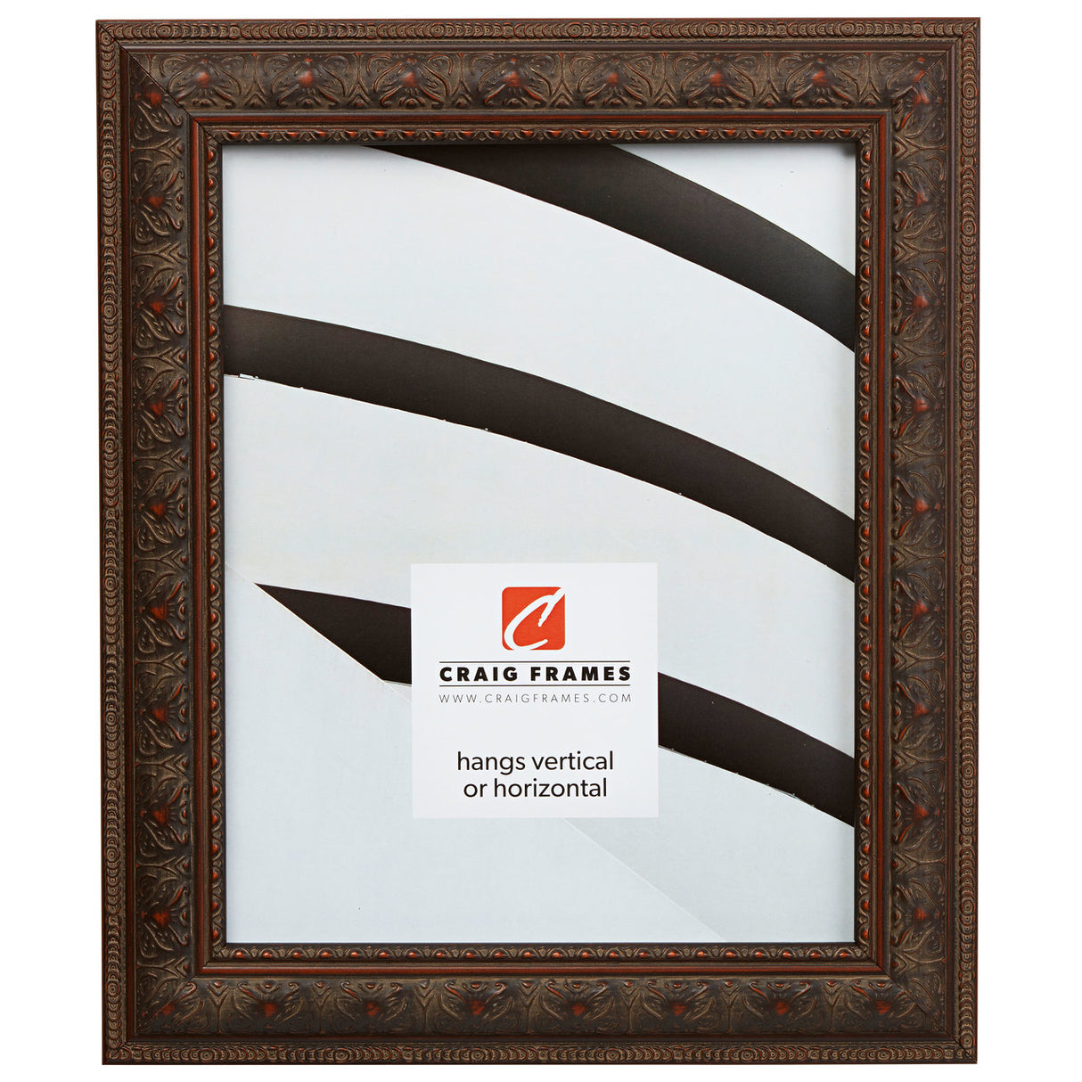 Medici 1.5", Antique Mahogany Picture Frame
